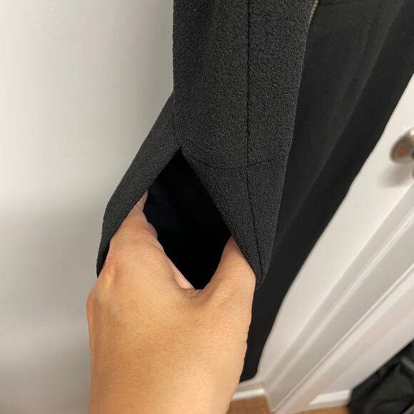 BCBGeneration Solid Black One Shoulder Crepe Fitted Jumpsuit Size 2 XS Cocktail - Picture 4 of 14